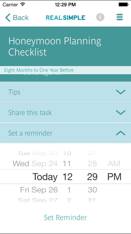 Real Simple Wedding Checklists screenshot-4