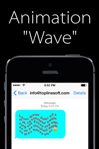 AnimaText - GIF maker of the color animated text messages screenshot 3