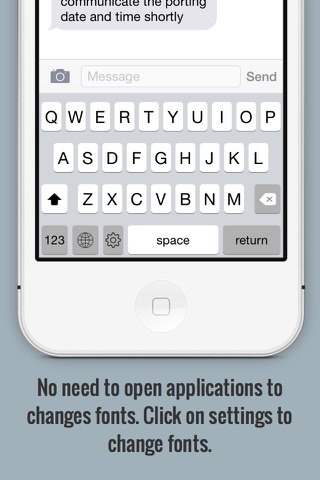 Fancy Font Keyboard - iOS8 Custom keyboard with cool fonts screenshot 2