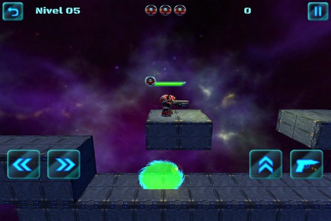 Robot Warfare: 3D Sci-fi Platformer screenshot 2