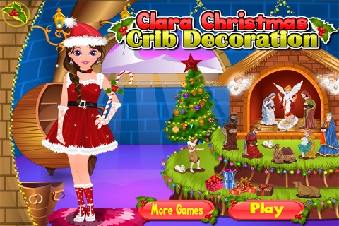 Clara Christmas Crib Decoration - Christmas Games screenshot 3
