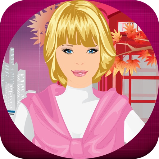 London Girl Dress Up Game Icon