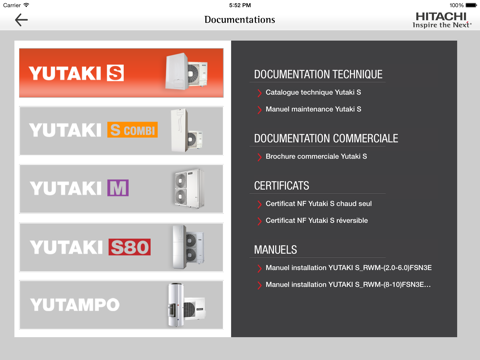 Hitachi Hi-Chauffage screenshot 2