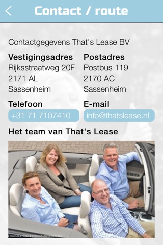 That’s Lease Berijders App screenshot 4