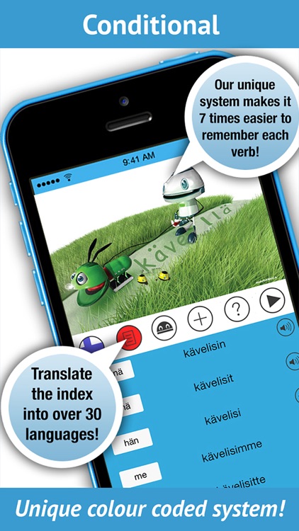 LearnBots Finnish - Verbs + Pronunciation by a Native Speaker! screenshot-3