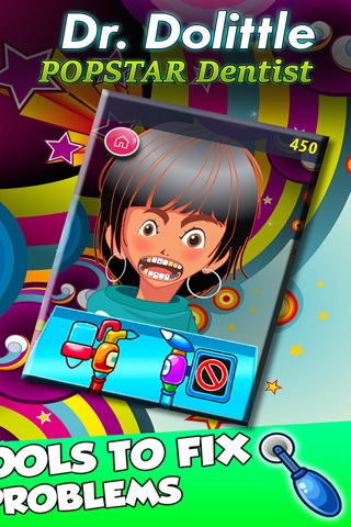 Pop Star At The Dentist: Clean & Brush Her Teeth In The Doctor's Clinic! screenshot 2