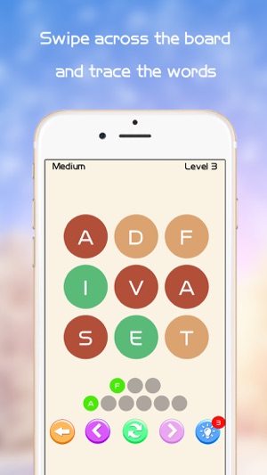 Word Dots - Find Target Words, Brain Cha