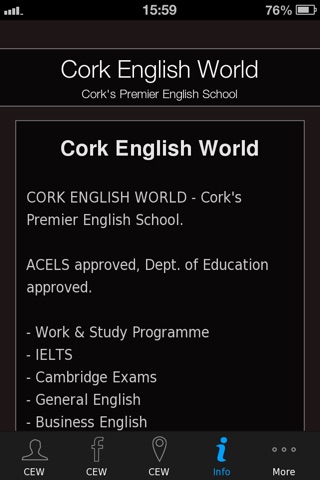Cork English World screenshot 4