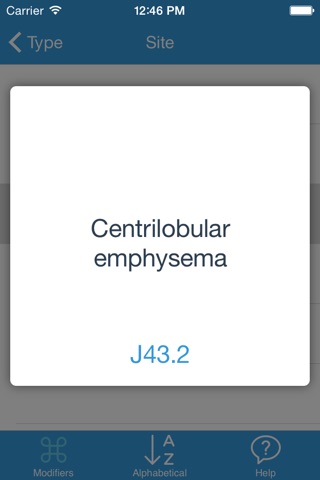 ICD-10 Respiratory screenshot 3