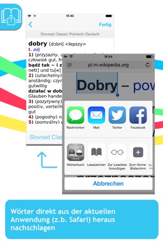 German <-> Polish Slovoed Classic talking dictionary screenshot 3