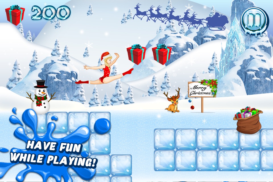 Amazing Gymnastic Ice Queen Adventure Xmas Edition screenshot 2