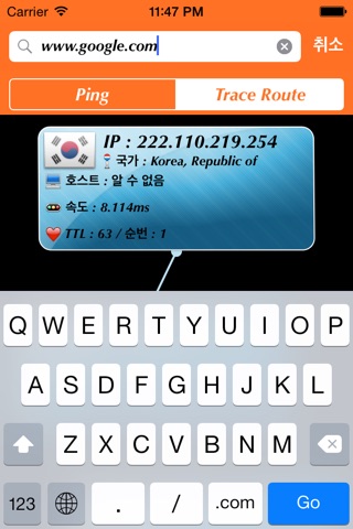Net Checker - Ping/Trace Route screenshot 3