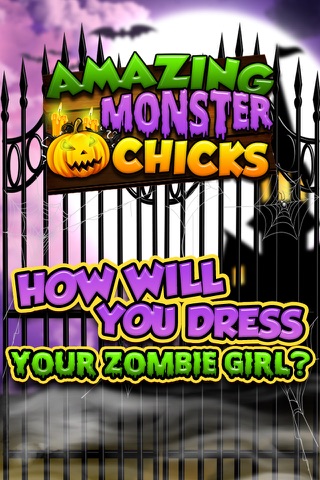 A Monster Chickz Spooky Dress-Up Make-Over PRO - Fun Salon Games for Girls screenshot 4