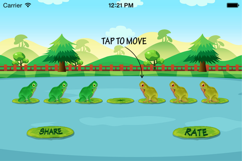 Frog Jump Puzzle screenshot 3