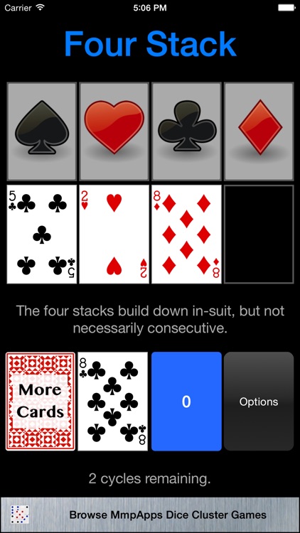 Four Stack Solitaire