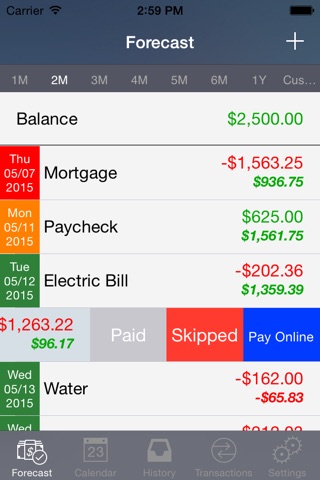CashFlowCast: Expense Tracker screenshot 2