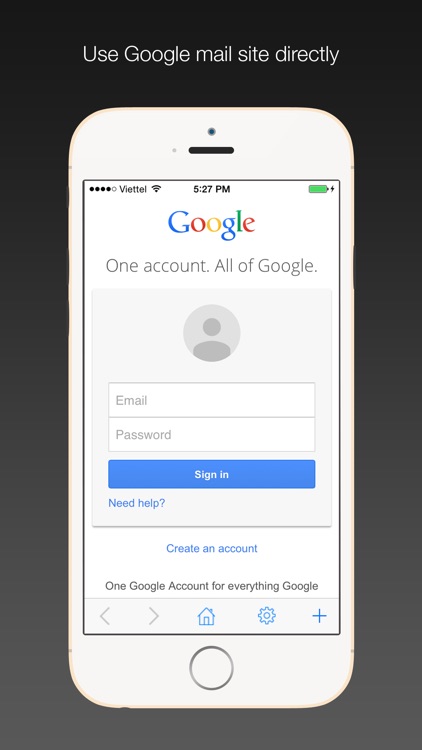 Secure Mail for Gmail Free: use native Passcode and Touch ID to protect your Gmail