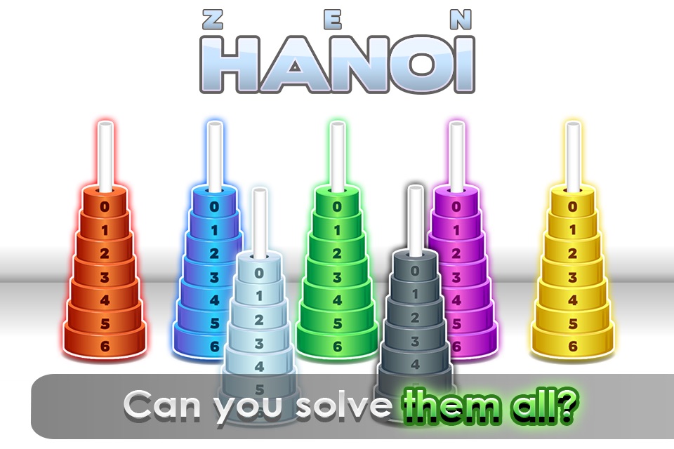 Zen Hanoi - Tower Game screenshot 4