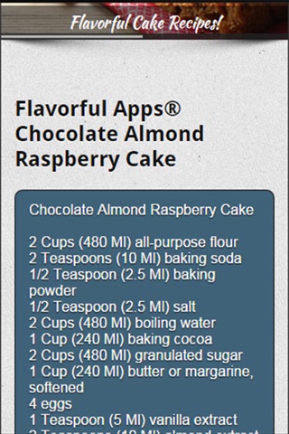 Cake Recipes from Flavorful Apps® screenshot 3