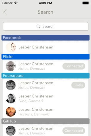 Peopls – Find your friends on Twitter, Instagram, Flickr, Tumblr and others screenshot 3