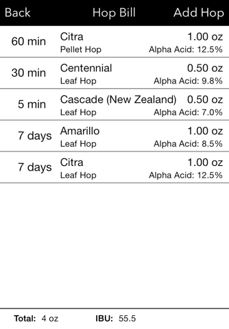 Fermenticus Brew Log screenshot 4