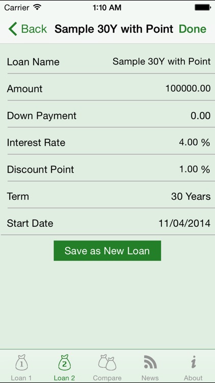 Loan Comparison Calculator