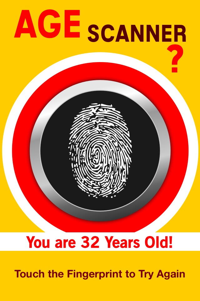 Age Fingerprint Scanner - How Old Are You? Detector Pro screenshot 3
