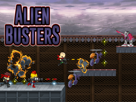 Alien Busters - 兵士、戦車、戦争、戦いや軍のゲームのおすすめ画像1