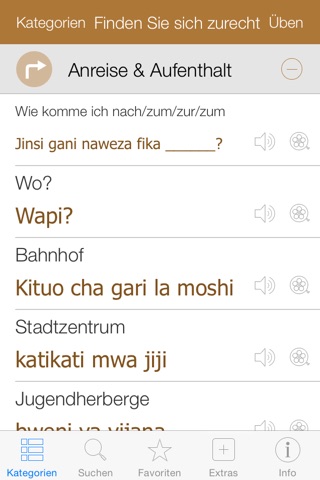 Swahili Pretati - Translate, Learn and Speak Swahili with Video Phrasebook screenshot 2