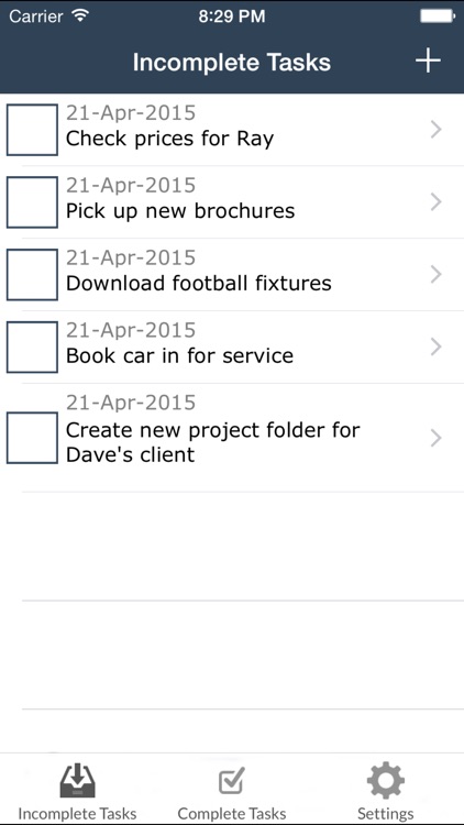 TrackMyTask to-do list for Evernote