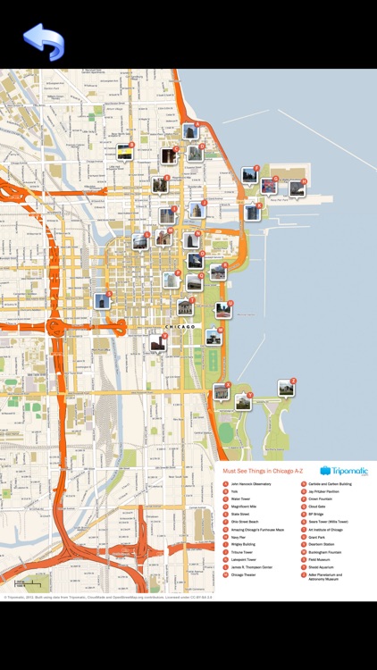 Chicago Tour Guide: Best Offline Maps with StreetView and Emergency Help Info