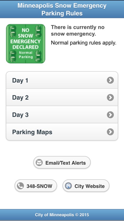 Minneapolis Snow Emergency Parking Rules