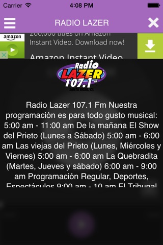 Radio Lazer 107.1 screenshot 3