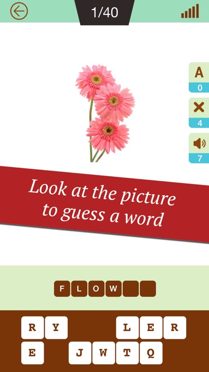 500 English words challenge quiz game with picture - learn english words fun and easy.