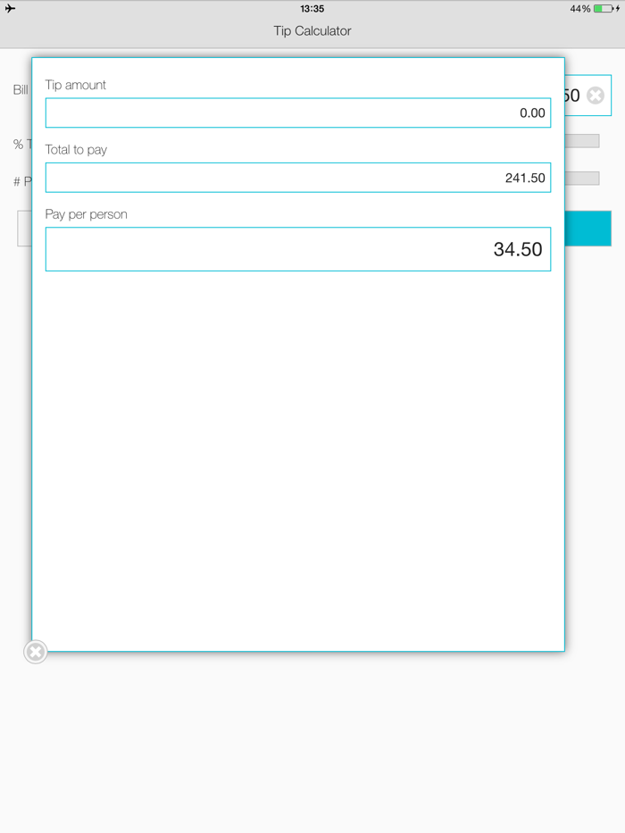 Tip Calculator App for FREE