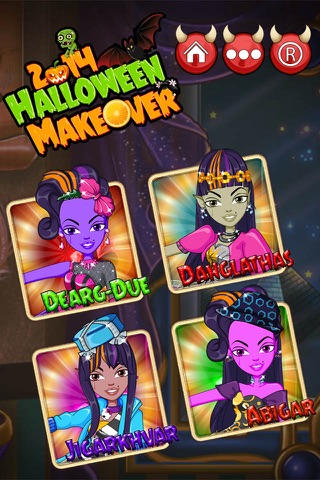 2014 halloween party Night makeover ,Spa ,Dress up screenshot 2