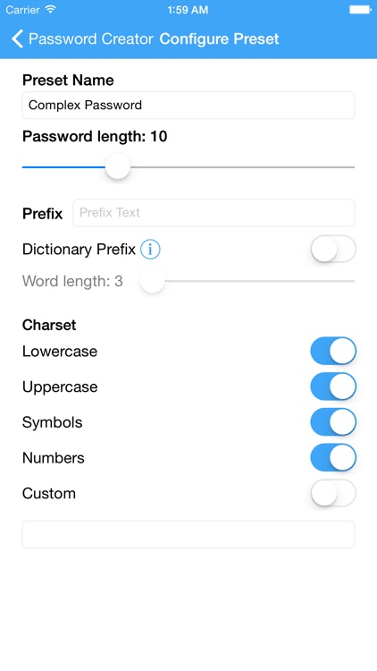 Random Password Creator
