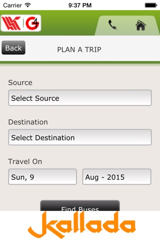 Kallada Travels - Online Bus Ticket Booking screenshot 2