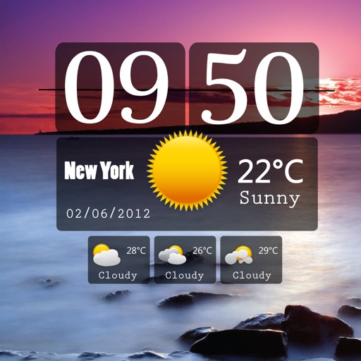 Amazing Weathers Clock HD icon