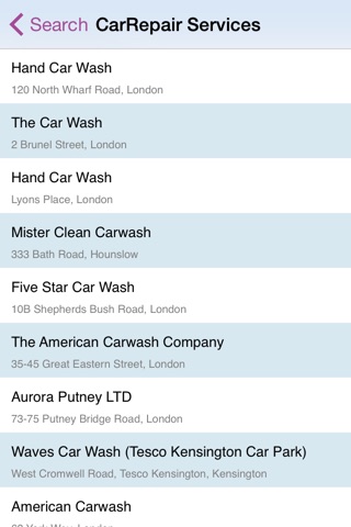 Car Wash - Find the Nearest carwash and get the route screenshot 3