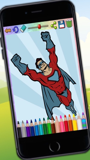 Paint magical superheroes -  Coloring and painting super her(圖4)-速報App