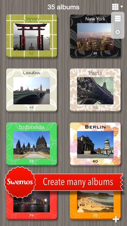 Swemos - Create photo albums and travel journals
