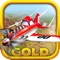 Plane Heroes Gold - Best Flight Game with Easy Control and Cartoonish 3D Graphics
