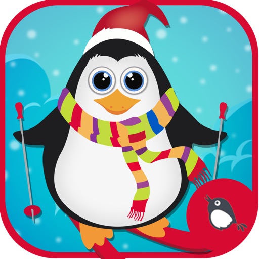 Penguin Jump Up Icon