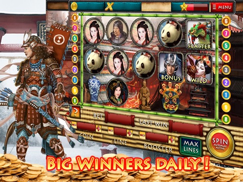 Samurai Dojo Warrior Slots HD Edition: Epic Japanese Shogun Casino Odyssey screenshot 3