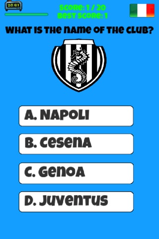 Italy Football Logo Quiz screenshot 3
