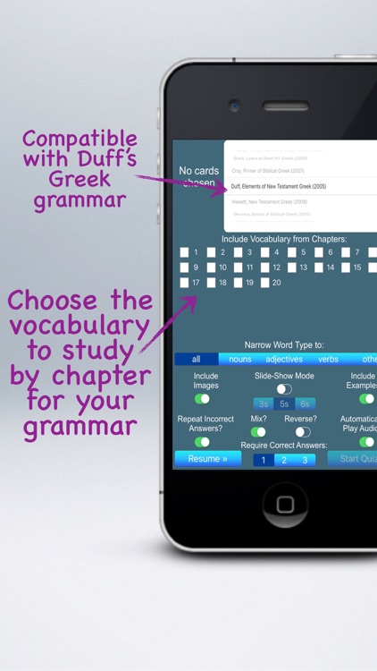 Multimedia Flashcards for Duff's Elements of NT Greek screenshot-0