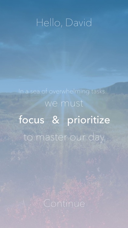 Tomorrow: To-Do List, Focused