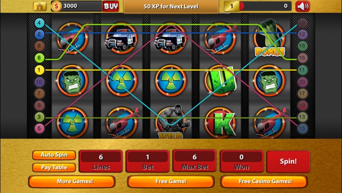 Realistic Vegas Slot Machine - Free Coins Bonus Penny Slots