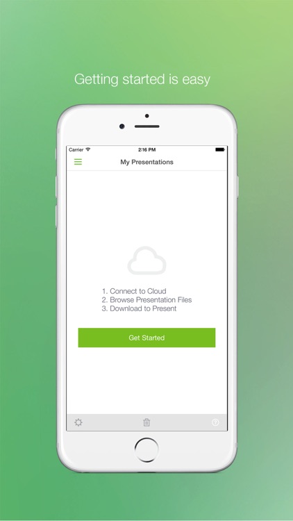 SlideStream: Professional presentation viewer with cloud service access